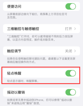 西安苹果授权维修站分享iPhone轻点无法唤醒怎么办 