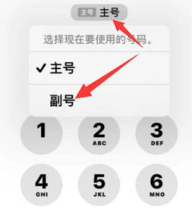 西安苹果14维修店分享iPhone 14 Pro Max使用副卡打电话的方法 